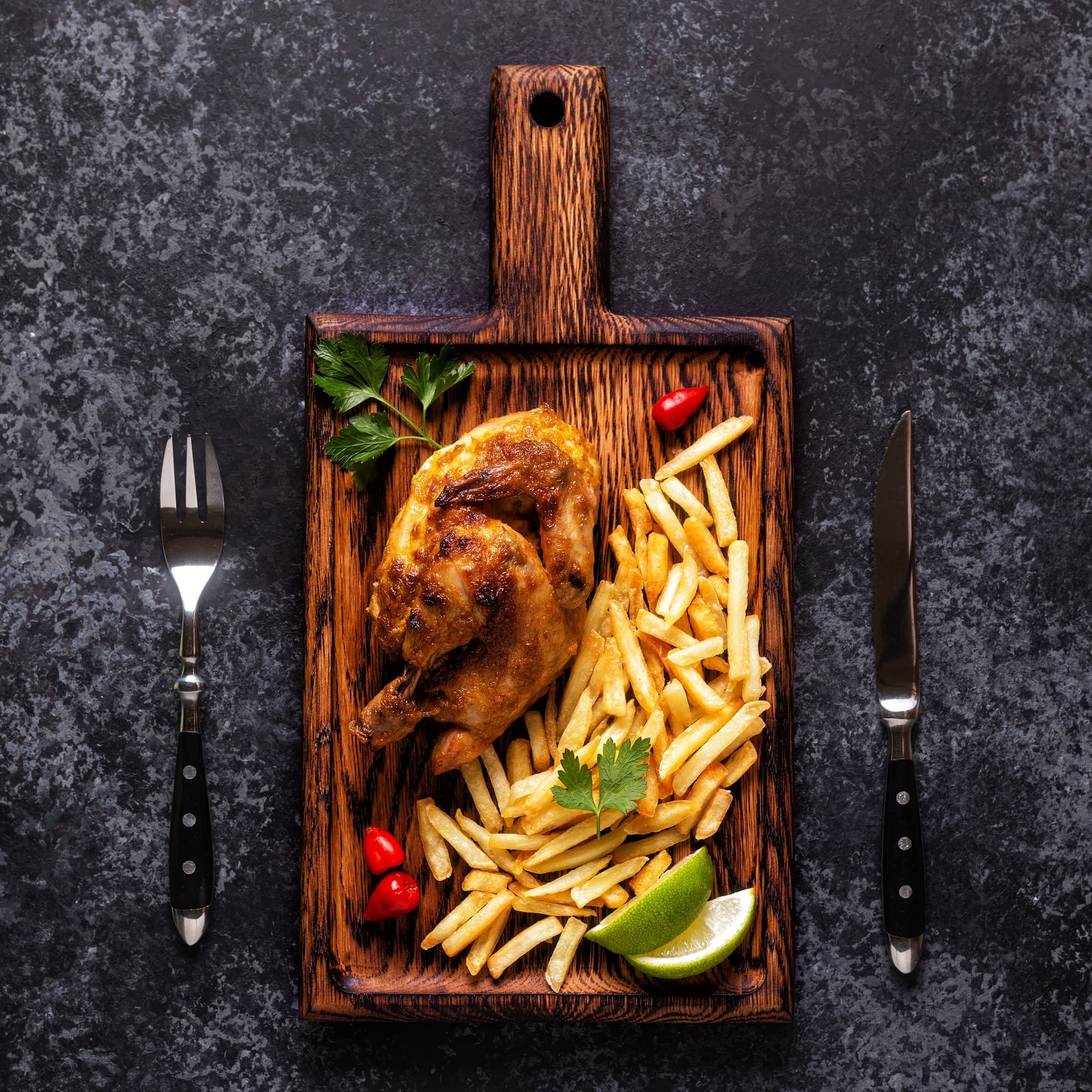 poulet aux canneberges