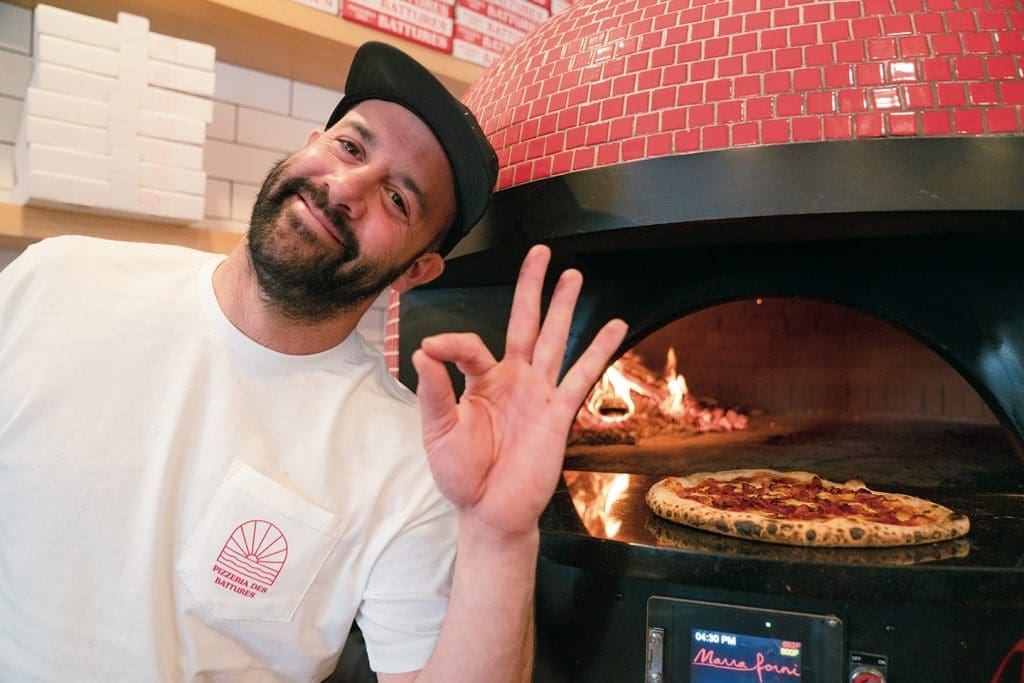 Passion et saveurs : Les meilleures pizzerias Québec (2025) Pizzeria Des Battures Frank April issue18.2 Black Koles fi