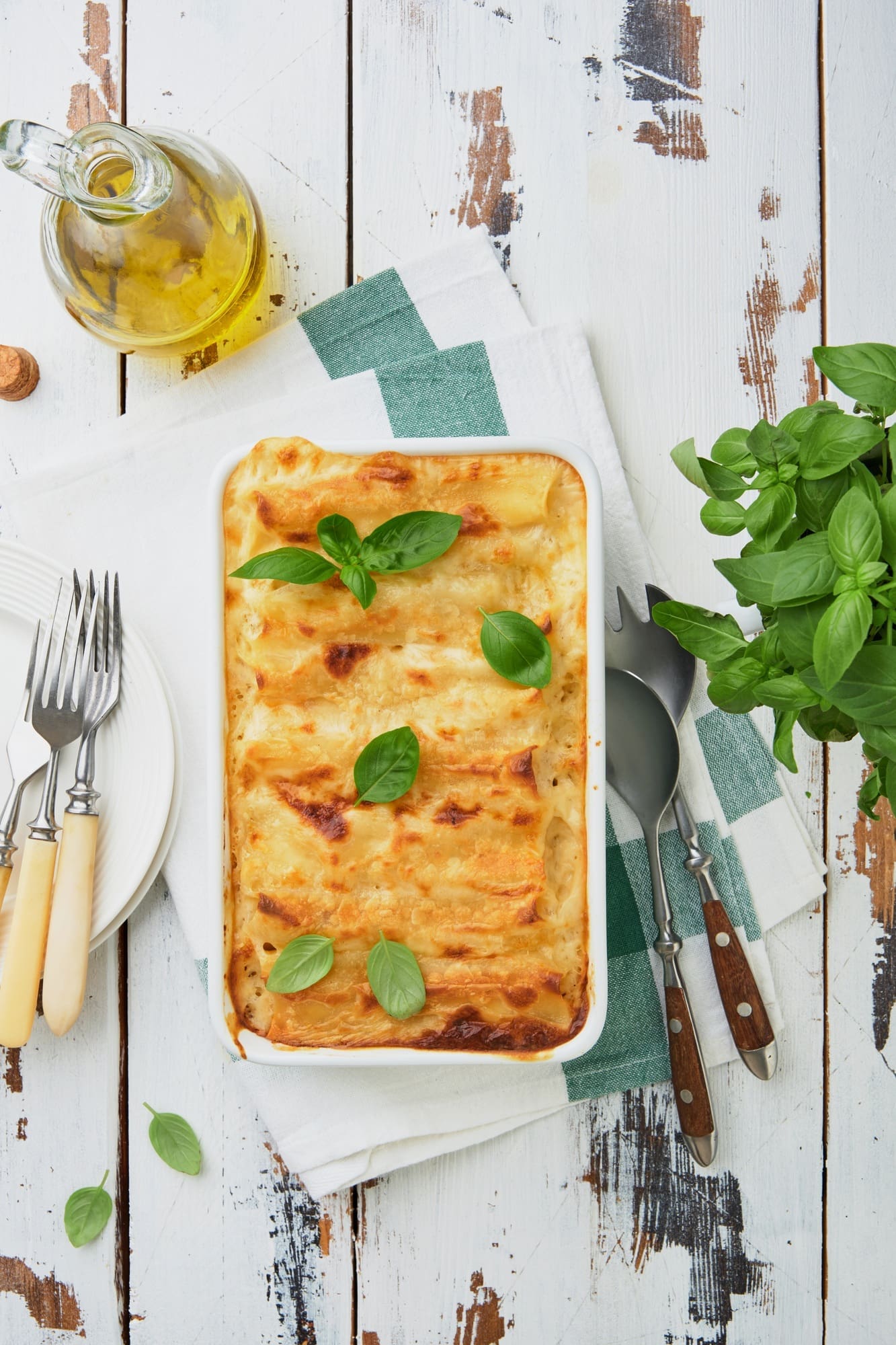 Veal cannelloni au gratin