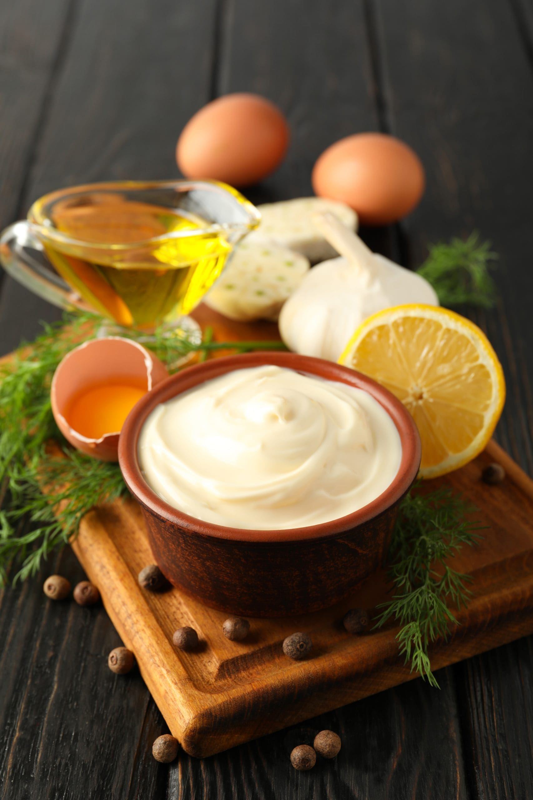 Homemade mayonnaise