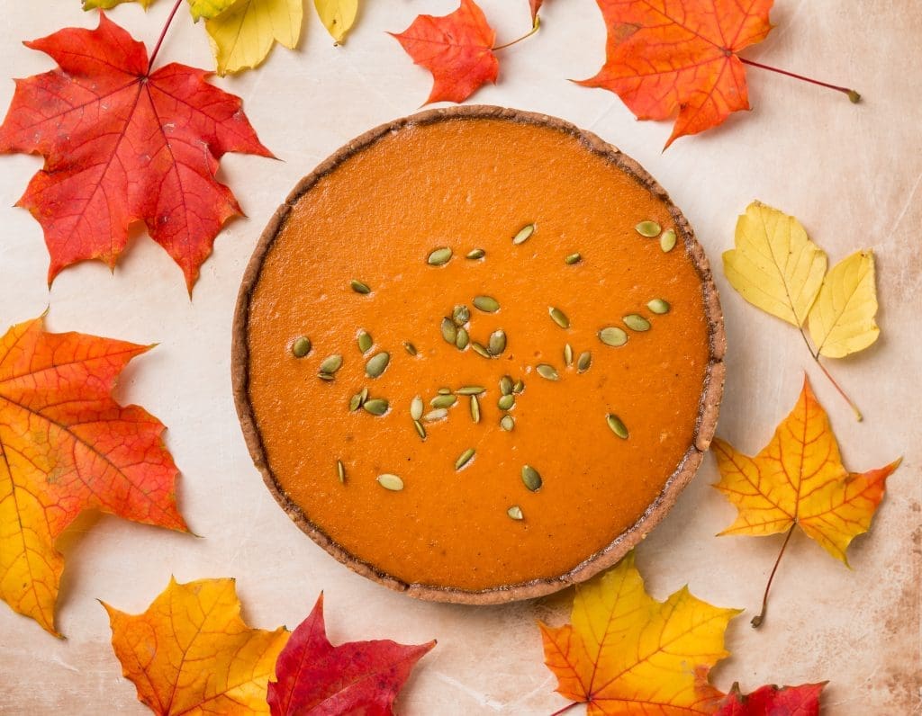 Homemade pumpkin recipe perfect for Halloween tarte citrouille