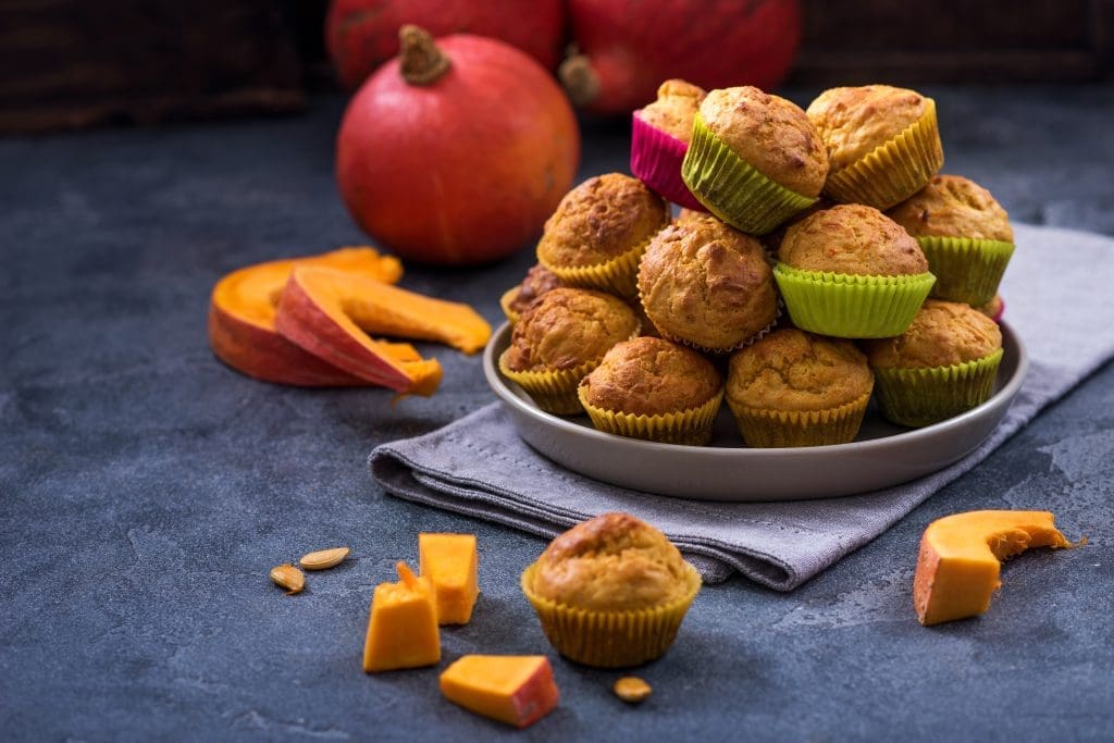 Homemade pumpkin recipe perfect for Halloween muffin citrouille